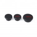 3pcs Tailgate Plugs Set Rubber Spare Tire Carrier Delete Fit For Jeep Wrangler Jk 2007-2018