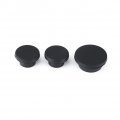 3pcs Tailgate Plugs Set Rubber Spare Tire Carrier Delete Fit For Jeep Wrangler Jk 2007-2018
