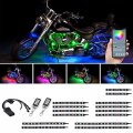 Ledglow 14pc Bluetooth Advanced Million Color Led Motorcycle Accent Underlow Lighting Kit Smartphone App Dual Zone Brake Lights
