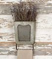 Galvanized Steel Vintage Dalton Wall Box With Towel Bar 