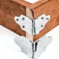 The Rop Shop 1 Corner Set Trailer Stake Rack Connector Bracket Replaces Buyers B2585bz