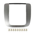 Dash Center Radio Bezel Trim Plate Metal Silver For Chevy Silverado 1500 Tahoe Gmc Sierra Yukon 2007-2014 15211886 26887440 