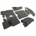 Hecasa Carpet Rug Mat Kit Compatible With 1997-2006 Jeep Wrangler Tj Floor Mats Liners Gray 6pcs 