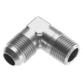 Red Horse Performance Adapter 08 An Male To 1 2 Npt 90 Degrees Clear Mlx-rhp822-08-08-5-cl360a50 