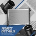 Auto Dynasty Dpi 13519 Factory Style 1-row Cooling Radiator Compatible With Sorento 2 4l At 16-18 Aluminum Core