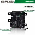G-plus Led Fog Light Compatible With 2016-2018 Chevy Silverado 1500 Bumper Lamps Driving W Switch Smokya Lens