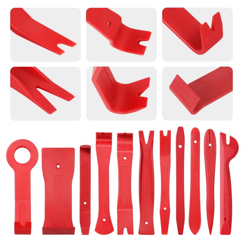 Car Trim Removal Tool Kit And Clip Plier Upholstery Remover Set For Auto Door Panel Audio Dashboard 19 Piece Universal Fit With