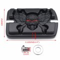 Httmt Zombie Black Brake Pedal Large Pad Compatible With H-d Touring Softail