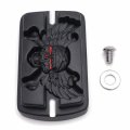 Httmt Zombie Black Brake Pedal Large Pad Compatible With H-d Touring Softail