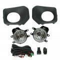 Clear Lens Fog Light Bumper Lamp Kit With Switch Bezel Cover For 2016 2020 Toyota Tacoma Part 812200w040 812100w050