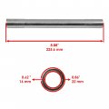 Caltric Swing Arm Bushing Pivot Shaft Compatible With Yamaha 2gu-22184-00-00 2gu-22141-00-00