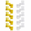 Hercoo Tailgate Handle Door Lock Rod Clips Left Right Driver Passenger Side Yellow White 5mm Size For 69293-12030 69293-12040