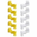Hercoo Tailgate Handle Door Lock Rod Clips Left Right Driver Passenger Side Yellow White 5mm Size For 69293-12030 69293-12040
