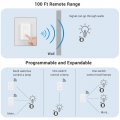 Dewenwils Wireless Wall Light Switch Kit No Wifi Needed Remote Control For Small Appliance Lamps Lighting Fixture In-wall
