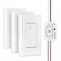 Dewenwils Wireless Wall Light Switch Kit No Wifi Needed Remote Control For Small Appliance Lamps Lighting Fixture In-wall 