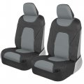 Motor Trend Aquashield Car Seat Covers For Fronts Gray A Two-tone Waterproof Cars Neoprene Seat Cover Set Interior Auto Truck 