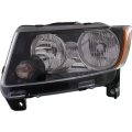 Jeep Compass Headlight 2013 2017 Driver Side Dot Certified Ch2502246 68171215ab Standard Type Code Lmb With Black Trim Halogen 