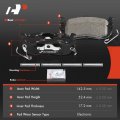 A-premium Front Rear Ceramic Disc Brake Pads Set Compatible With Select Jeep Models Commander 2006-2010 Grand Cherokee