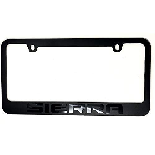 Gmc Sierra Stealth Blackout License Plate Frame