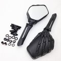 Smt-skull Mirror For H-d Heritage Sportster Dyna Glide Softail Ninja Blk B00rw3dbky 
