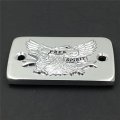 Smt-chrome Brake Fluid Reservoir Cap Cover Free Spirit Eagle Engraved Compatible With Suzuki Intruder 1400 1500 Boulevard S83
