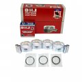 Dnj Prk217 Piston And Ring Kit For 1994-2000 Honda Civic Del Sol 1 6l L4 Dohc 16v Naturally Aspirated B16a2 B16a3 