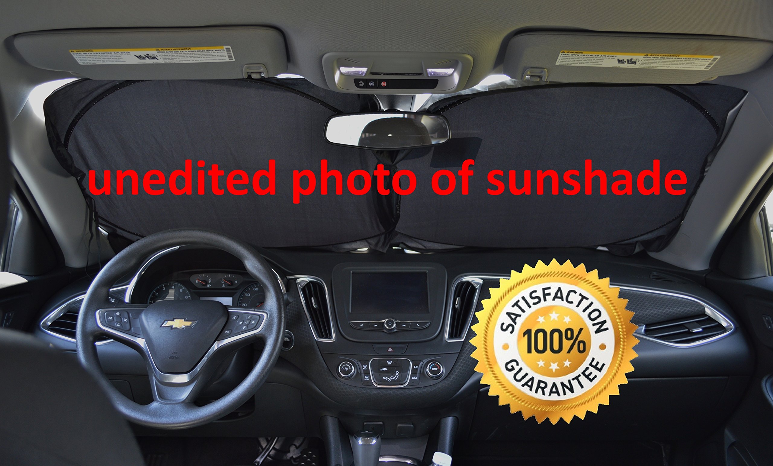Windshield Sunshade Hasslefree Size Selection Chart Medium