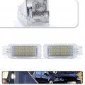 2pcs Car Interior White Led Door Courtesy Light Fit For Volkswagen Porsche Audi A2 A3 A4 A5 A6 A7 S3 S4 S5 S6 Q5 Q7 Tt Glove