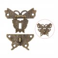 Uxcell 4 Sets Wood Case Chest Box Rectangle Clasp Closure Hasp Latches Bronze Tone 50 X 43mm