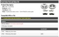 Front Semi Metallic Brake Pads And Rotor Kit For 1990-1999 Jeep Cherokee 4wd