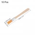 Uxcell 0 5 Width Small Paint Brush Nylon Bristle With Wood Handle Painting Tool For Wall Door Cabinets Furniture Fences 10pcs
