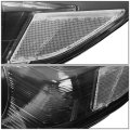Black Housing Clear Corner Projector Headlight Lamps Tool Kit Compatible With Sienna 11-17