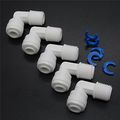 Quick Connect 1 4 To Male Ro Reverse Osmosis Water Filter Fitting Elbow Pack Of 5 
