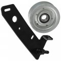 Caltric Adjustable Deck Brake Actuator Arm And Pulley Compatible With John Deere 102 105 107s 108-14 5
