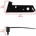 Caltric Adjustable Deck Brake Actuator Arm And Pulley Compatible With John Deere 102 105 107s 108-14 5