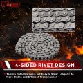 428 Chain 132 Link Replacement For 110cc 125cc 150cc 200cc 250cc Chinese Atv 4 Wheeler Quad Pit Dirt Bike Go Kart