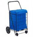 Primetrendz Tm Folding Shopping Cart Liner Insert With Top Cover In Blue Color Liner Only Not Included 