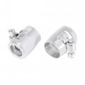 X Autohaux 4pcs An6 Hex Car Hose Finisher Flexible Rubber Pipe Clamp With Screw Band Adapter Fitting For Oil Fuel Water Tube