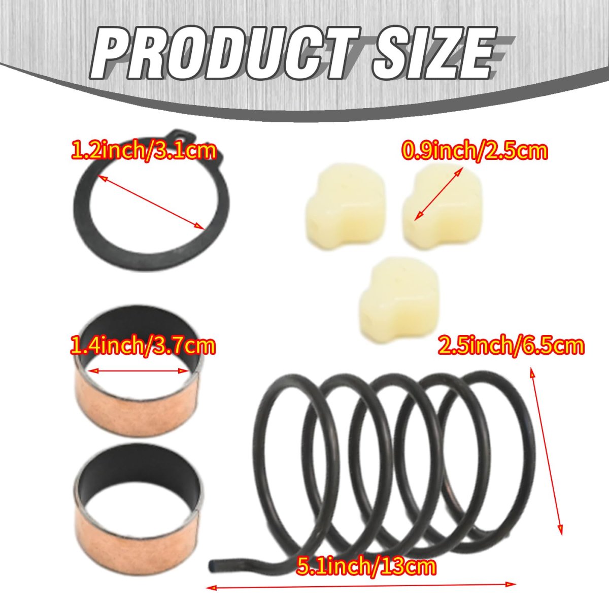 Driven Converter Secondary Clutch Rebuild Kit For Kawasaki Kaf620 Mule 2510 3010 4010 4x4 2520 3020 Turf Replaces 49094-0045