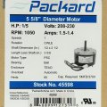 Packard 45598 Hvac Air Conditioner Condenser Motor