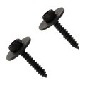 Splash Shield Retainers For Ram 1500 2012 2021 Steel Black Hex Head Drive M4 1 59 Thread Trim Screws 2 Pieces Replacement 