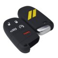 Slash Silicone Key Fob Cover Case Protector For Dodge Charger Challenger Srt Hornet R T Dart Durango Journey Replacement