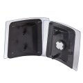 Auto Dynasty 2-pc Corner Light Lamps Compatible With Chevy C K-series Smoke Housing 94-98