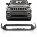 G-plus Primered Front Lower Bumper Cover Fascia Compatible With Jeep Compass 2017 2018 2019 2020 2021 Textured Dark Gray