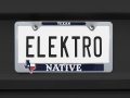 Texas Native Metal License Plate Frame