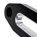 10 Aluminum 8000-15000 Lbs Hawse Fairlead For Synthetic Winch Rope Cable Atv Utv Black Chrome