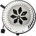 Blower Motor Assembly For Volkswagen Passat And Cc 2006 2012 Replaces 1k1 820 015 L Front Position Black Standard Style 