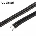 Uxcell 6ft Us Plug Lamp Cord 2pcs 18 2 Spt-2 Replacement Power Wire With Pure Copper Stripped End Ready For Extension Wiring