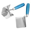 2 Pieces Corner Trowels 80 X 60 Mm Inner And Outer Trowel For Professional Plastering Drywall Work Wd42423 Stainless Steel 