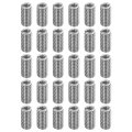 30pcs Threaded Insert Stainless Steel M3-0 5 Female To M5-0 8 Male Repair Nut 10mm Long Adapters Sleeve Reducing Thread Screw 